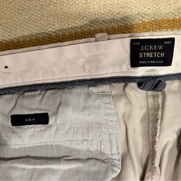 J Crew Mens 484 Stetch Chino - light khaki - 32x32 - Picture 3 of 4